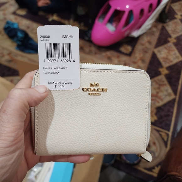 Coach | Bags | New Coach Small Zip Around Wallet | Poshmark